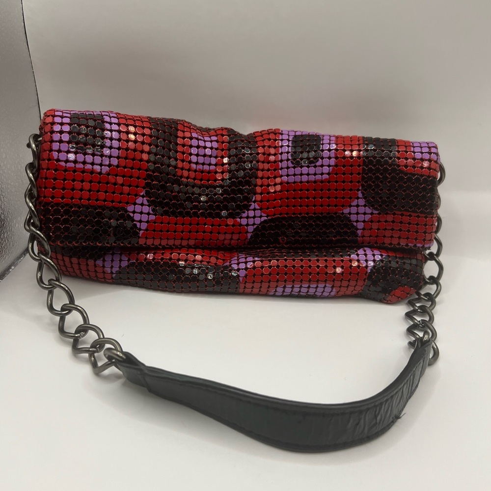 Metal mesh lollipops purse